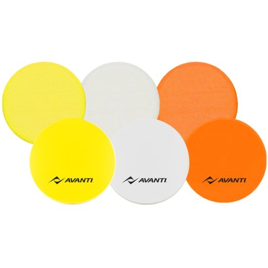 Non-Slip Flat Marker Set (10) - Safe and Effective Non-Slip Flat Marker Set for training